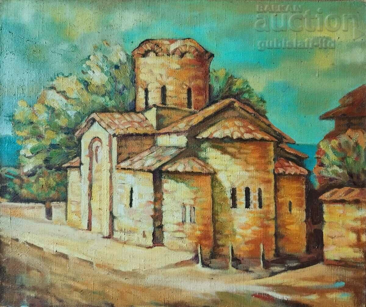 Ζωγραφική, Nessebar, Εκκλησία του Αγίου Ιωάννη του Βαπτιστή, δεκαετία του 1980.