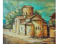 Painting, Nessebar, Church of St. John the Baptist, 1980s.