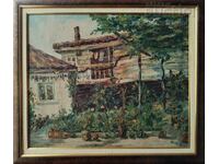 Εικόνα, Sozopol, Nessebar, αυλή, σπίτια, chirozi, δεκαετία του 1970.