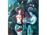 Picture, figures, art. N. Atanasova, 1990s.