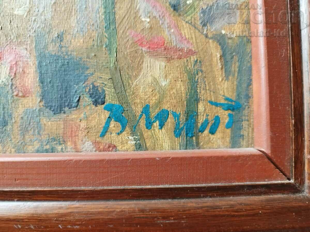 Auction  Painting "Thorn motif", art. Velo Mitev (1948-2011)