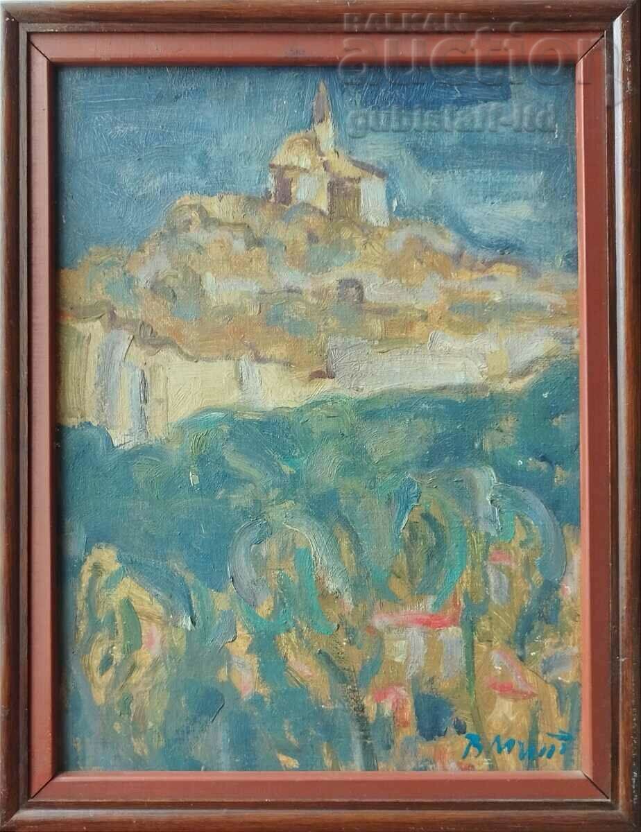 Painting "Thorn motif", art. Velo Mitev (1948-2011)