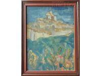 Painting "Thorn motif", art. Velo Mitev (1948-2011)