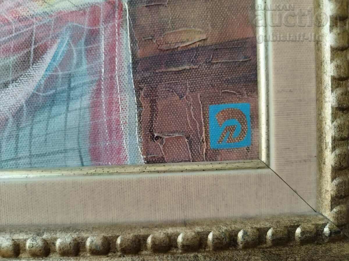 Licitație Tabloul „Natura moartă cu pește”, art. P. Denovski