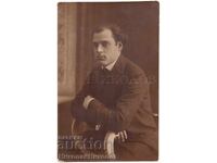 1914 FOTOGRAFIE VECHE KARABASHEV SOFIA CĂTRE PORUCNIC PETEV RUSE E469