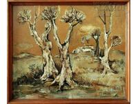 Picture, "At the end of autumn", art. P. Kairakov, 1991