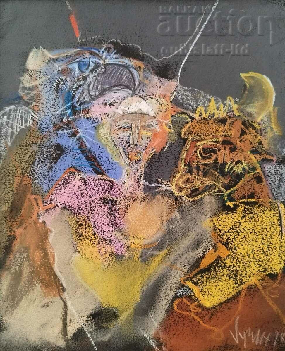 Painting, without title, Prof. Evgeny Kuzmanov, 1998