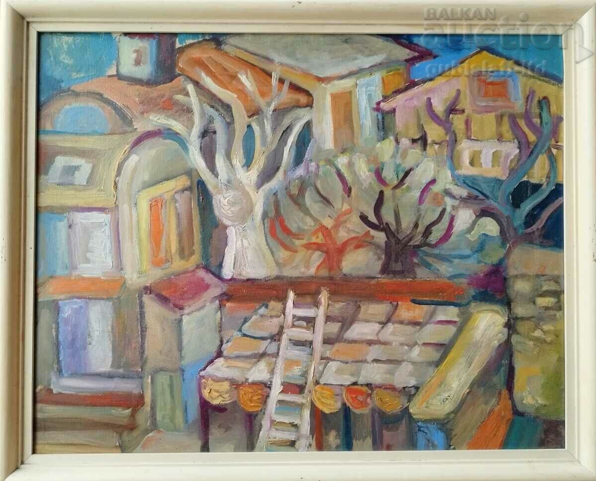 Painting, landscape, art. Maria Kancheva, 1990s