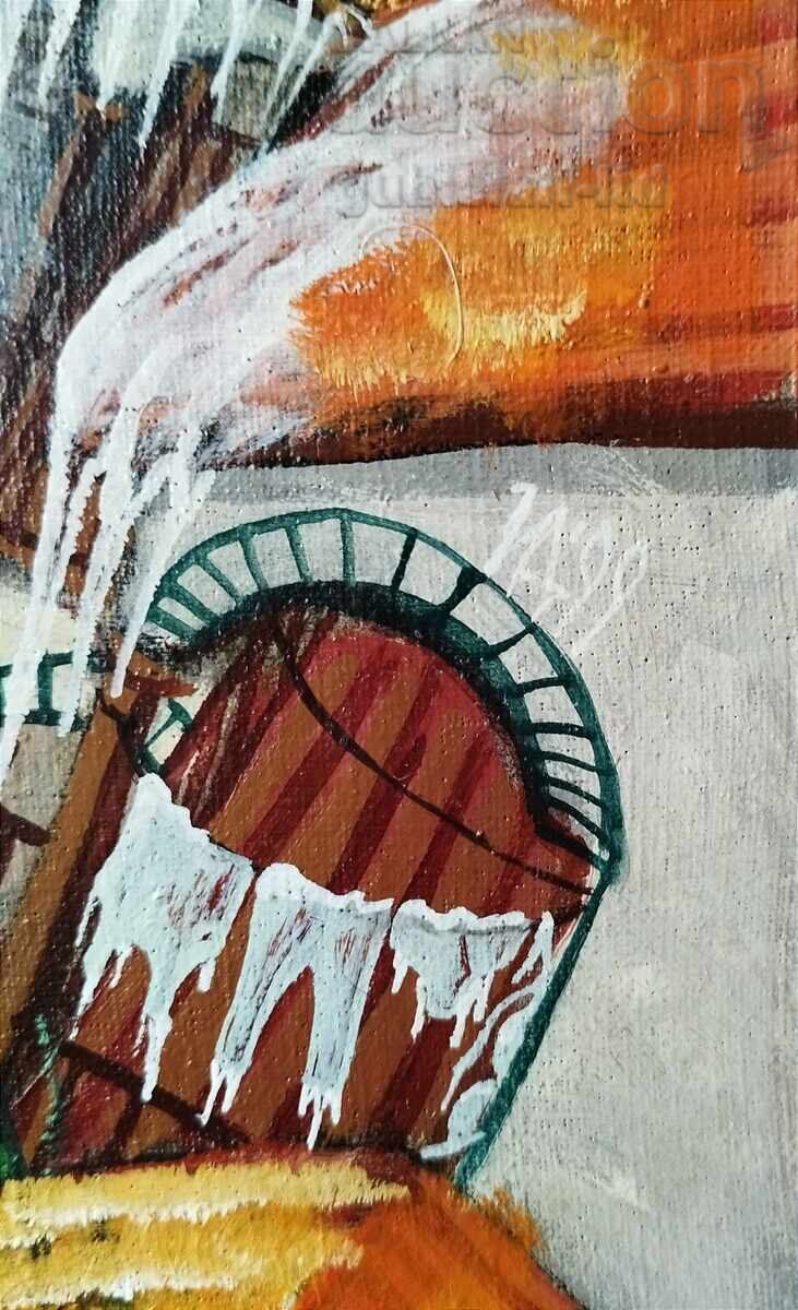 Painting "Rila Monastery", artist I. Dimitrov, 1999. - 5 Painting "Rila Monastery", artist I. Dimitrov, 1999. - 5