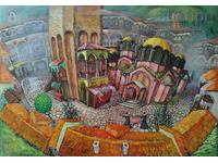 Tabloul „Mănăstirea Rila”, art. Şi. Dimitrov, 1999