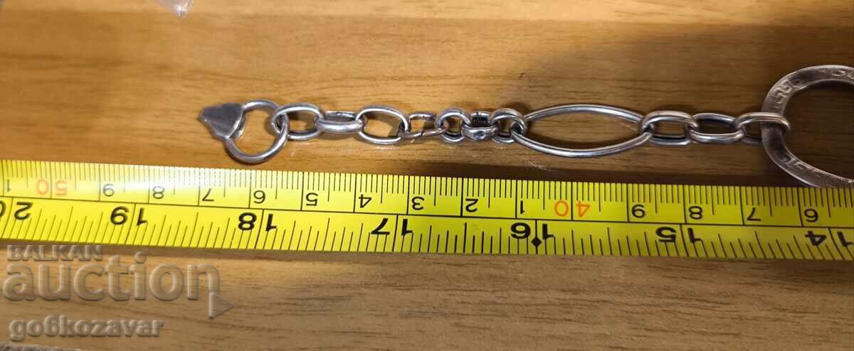 Сребърно Масивно Колие Сърце 0,925 ! - 7 Сребърно Масивно Колие Сърце 0,925 ! - 7