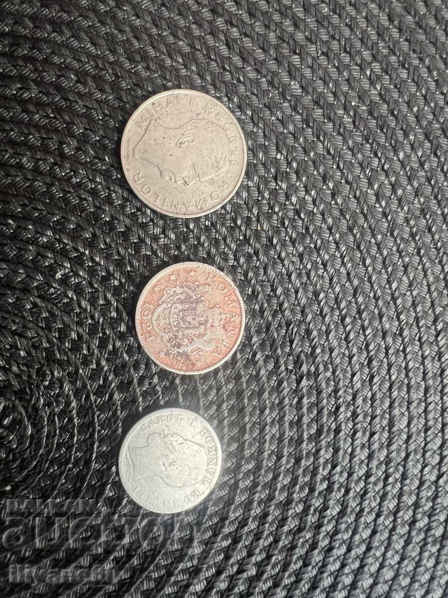 Lot de monede românești vechi cu preț 10.00 BGN | € 5.11 Lot de monede românești vechi cu preț 10.00 BGN | € 5.11