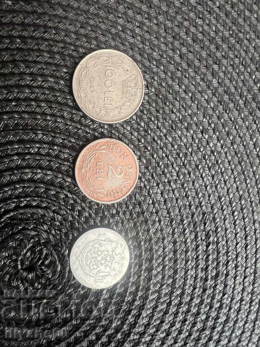 Lot de monede românești vechi Lot de monede românești vechi