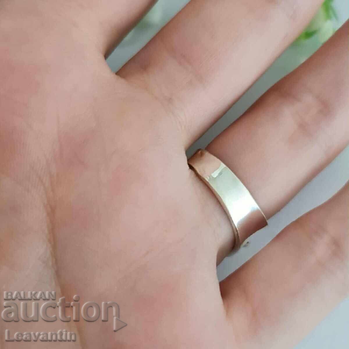 Регулируем сребърен пръстен с Фосфосидерит с цена 96.00 лв. | € 49.08