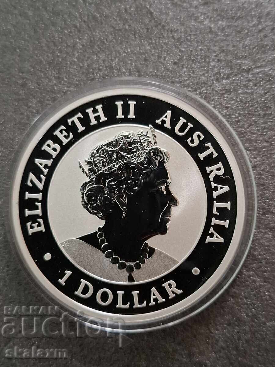 Παράδοση Ασημένιο 1 oz. Αυστραλιανή Κούκαμπουρα 2023