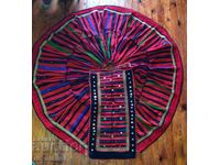 Authentic woolen rug and apron