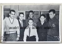 Pele, Pepe Zito in Bulgaria with Santos Brazil