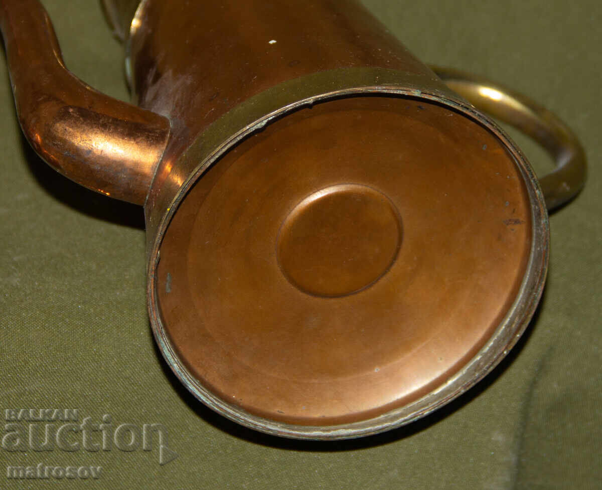 Ceainic solid din cupru, lucrat manual - 6