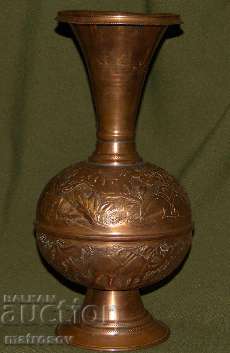 Vază de cupru lucrată manual - 5