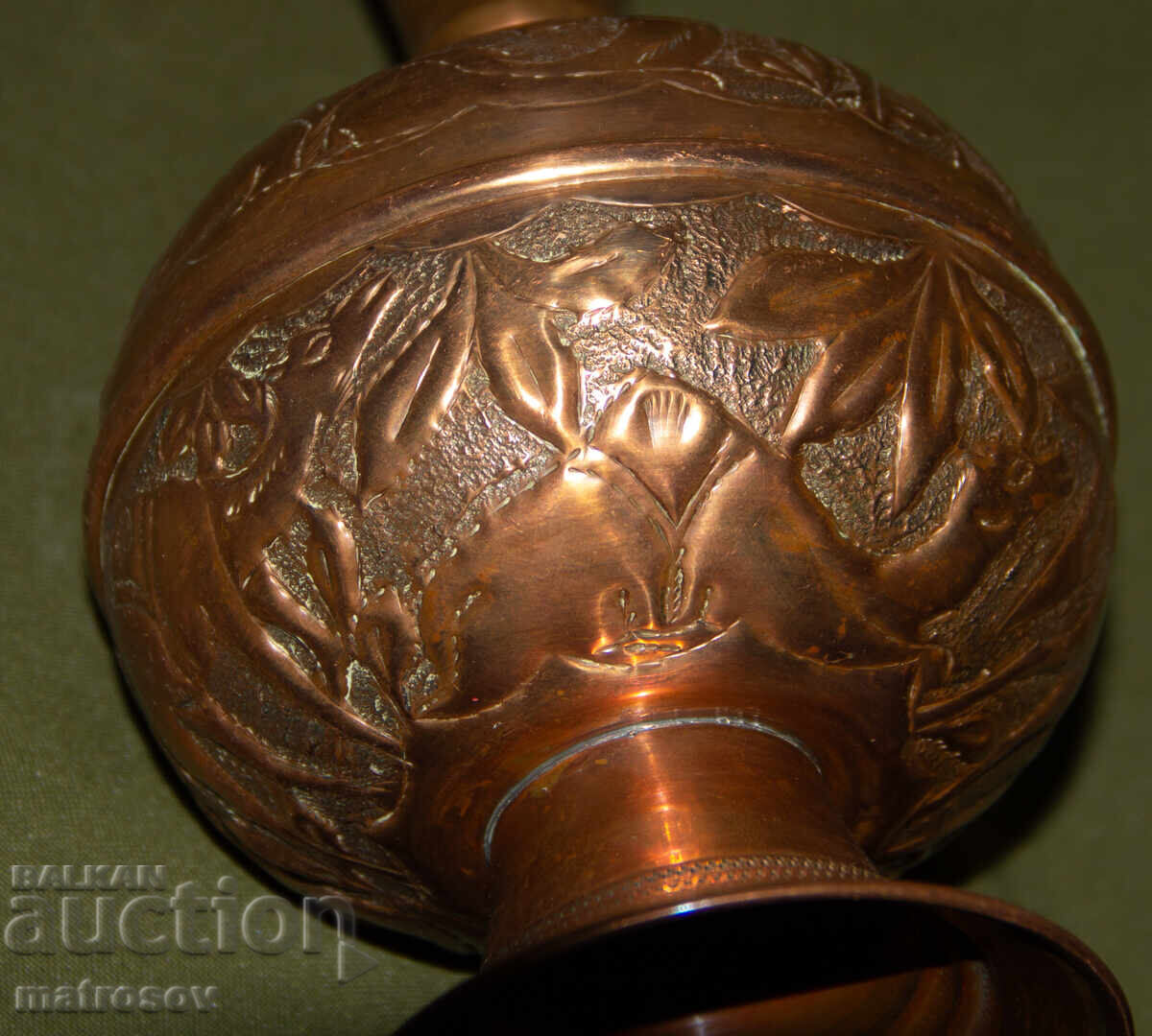 Vază de cupru lucrată manual - 7