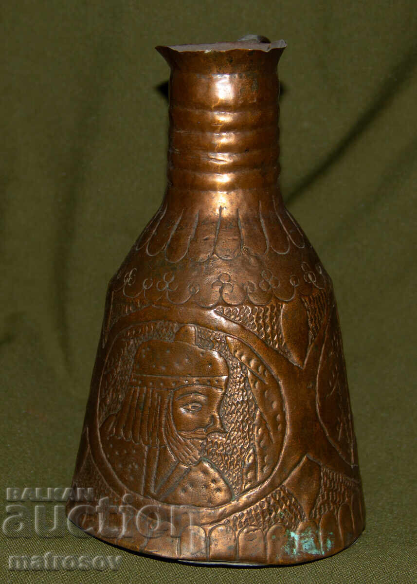 Livrarea Cana decorativă din cupru, lucrată manual