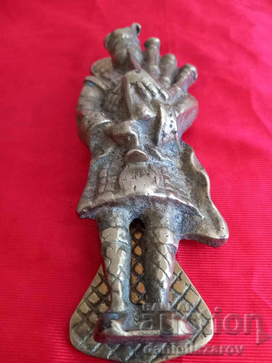 Scottish Bagpiper Antique Bronze Door Knocker with price 55.00 BGN | € 28.12