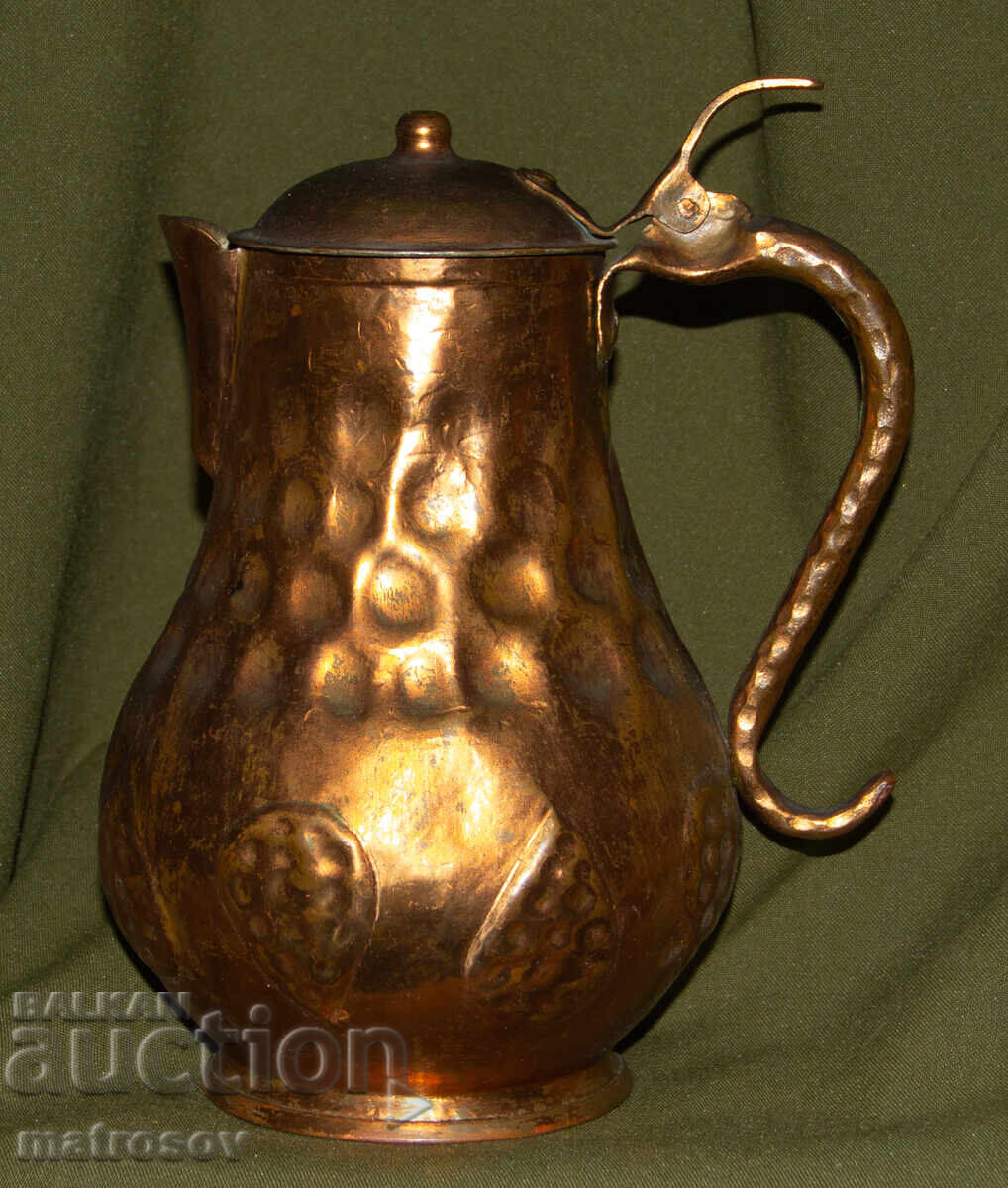 Livrarea Cană de cupru lucrată manual