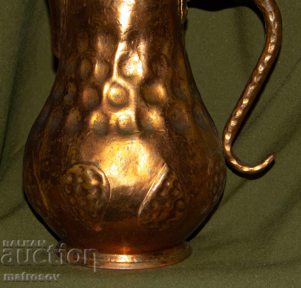 Cană de cupru lucrată manual - 5