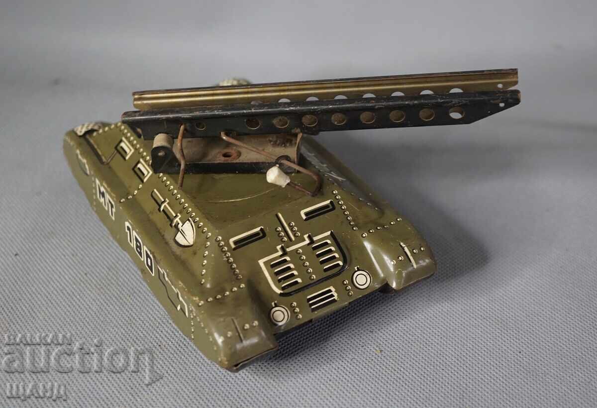 Auction Yugoslavia Old Metal Sheet Toy Model Tank Auction Yugoslavia Old Metal Sheet Toy Model Tank