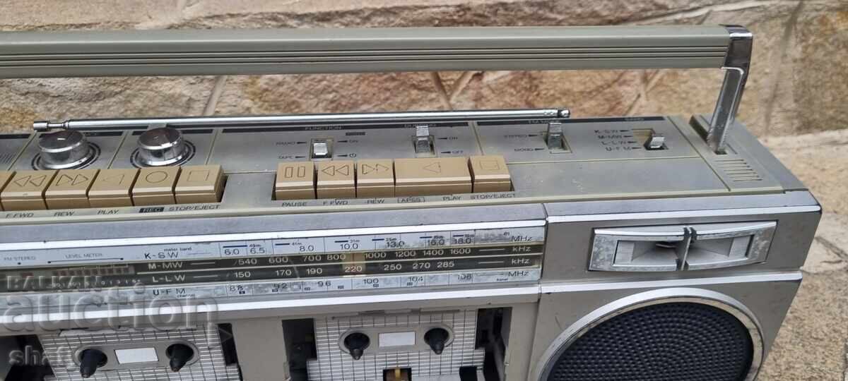 Παλιό κασετόφωνο. Sharp - 6 Παλιό κασετόφωνο. Sharp - 6