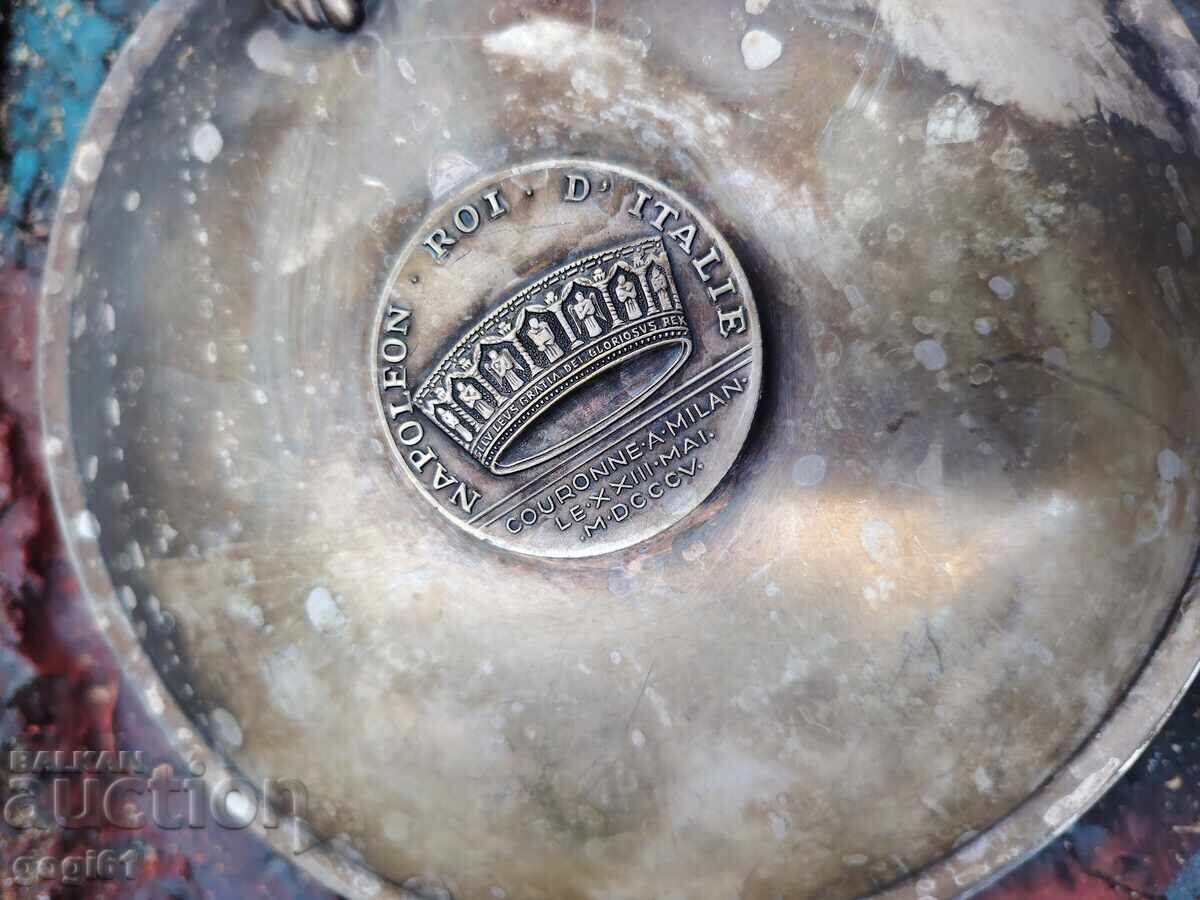 Micuță tigaie argintată de marcă - 6