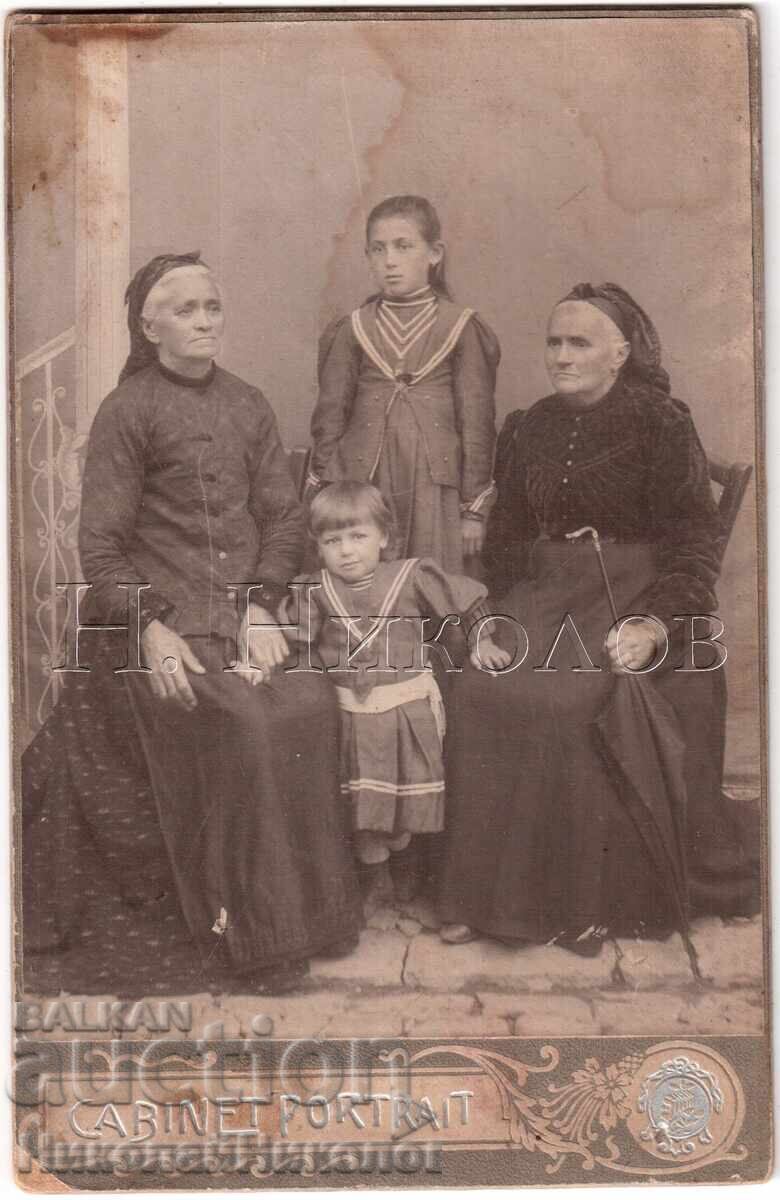 1908 OLD PHOTO CARD ELENA KADEVI FAMILY E473 1908 OLD PHOTO CARD ELENA KADEVI FAMILY E473