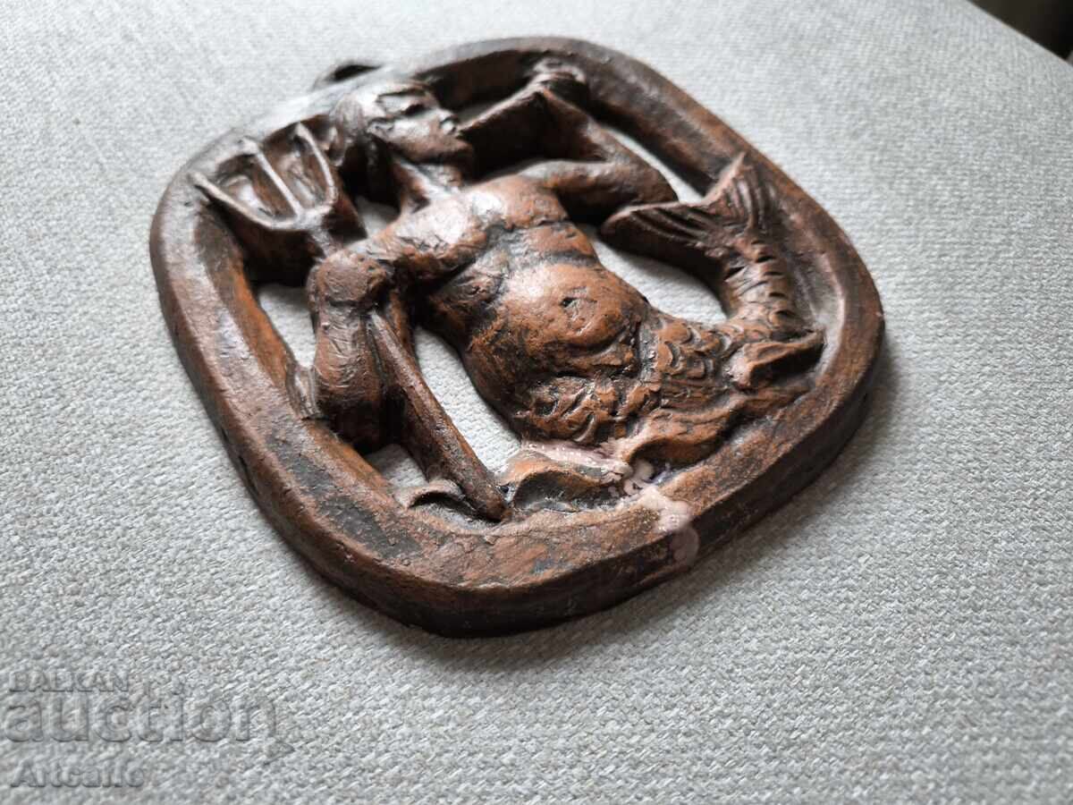 Δημοπρασία κεραμικό ανάγλυφο ζώδιο Υδροχόος Δημοπρασία κεραμικό ανάγλυφο ζώδιο Υδροχόος