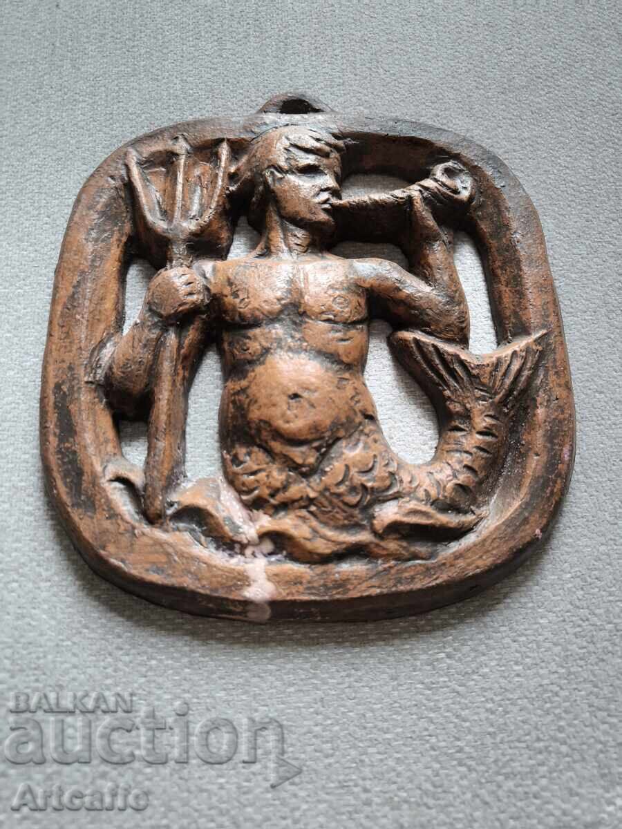 κεραμικό ανάγλυφο ζώδιο Υδροχόος - 7 κεραμικό ανάγλυφο ζώδιο Υδροχόος - 7