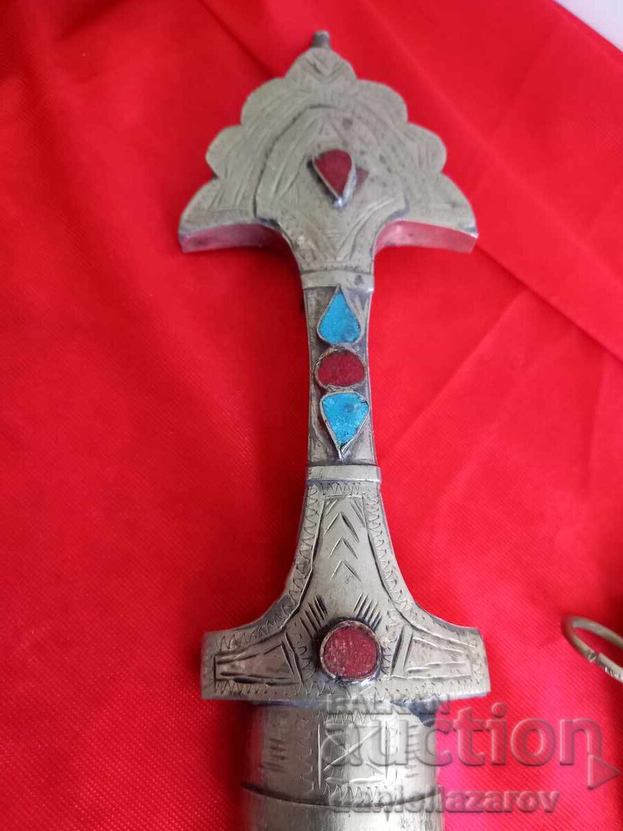 Auction Old SILVER Moroccan Koumaya. Khanjar, Kama Auction Old SILVER Moroccan Koumaya. Khanjar, Kama