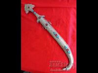 Old SILVER Moroccan Koumaya. Khanjar, Kama