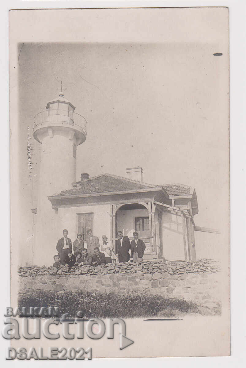 Snimka ot 1930 Burgas, farul de pe Insula Sfânta Anastasia /56393 Snimka ot 1930 Burgas, farul de pe Insula Sfânta Anastasia /56393