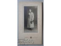 1900-та царски офицер униформа София - Крепиев снимка картон