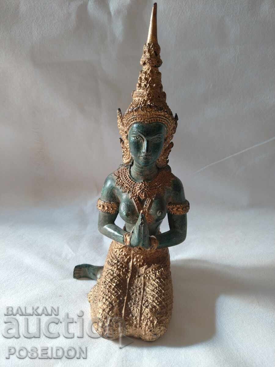 Figură de bronz, Statuetă, Zeiță, Buddha - 5 Figură de bronz, Statuetă, Zeiță, Buddha - 5