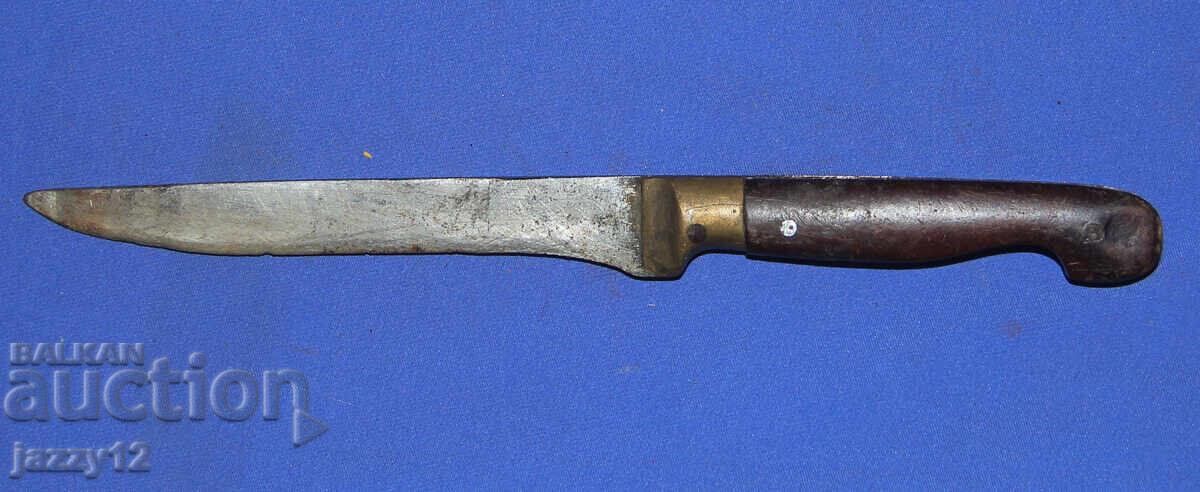 Old knife with ornaments and brass elements - 5