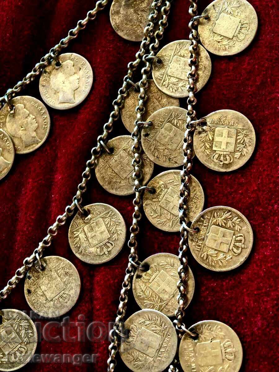 Revival-era jewelry. Aegean Macedonia. Silver with price 2300.00 BGN | € 1175.97