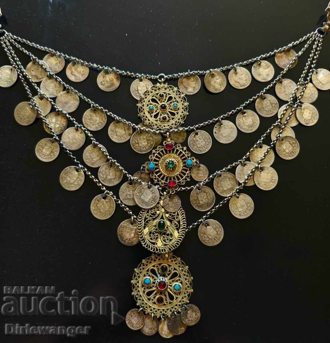 Revival-era jewelry. Aegean Macedonia. Silver