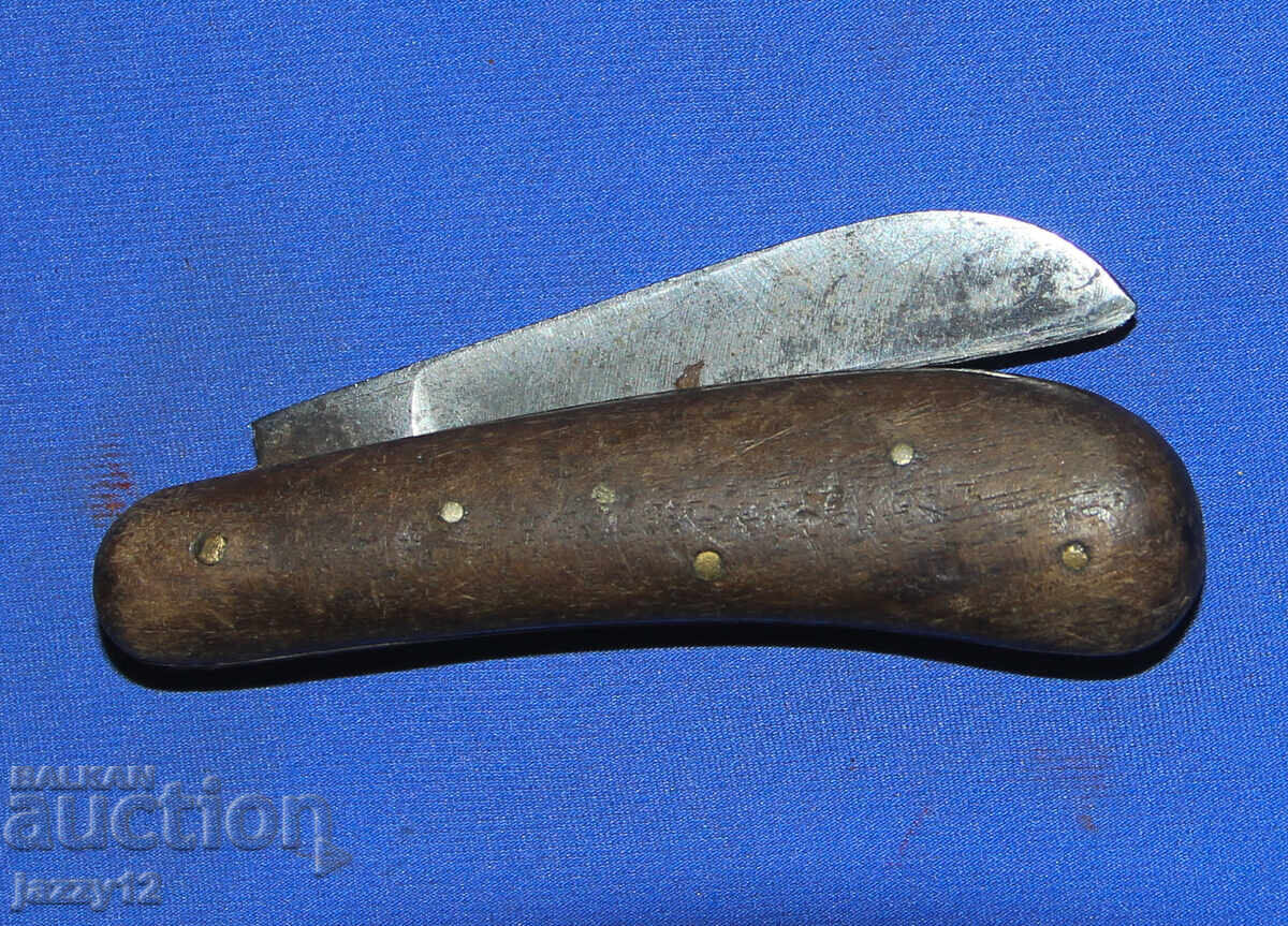 Star Pocket Knife Wooden Handle Petko Denev - 6