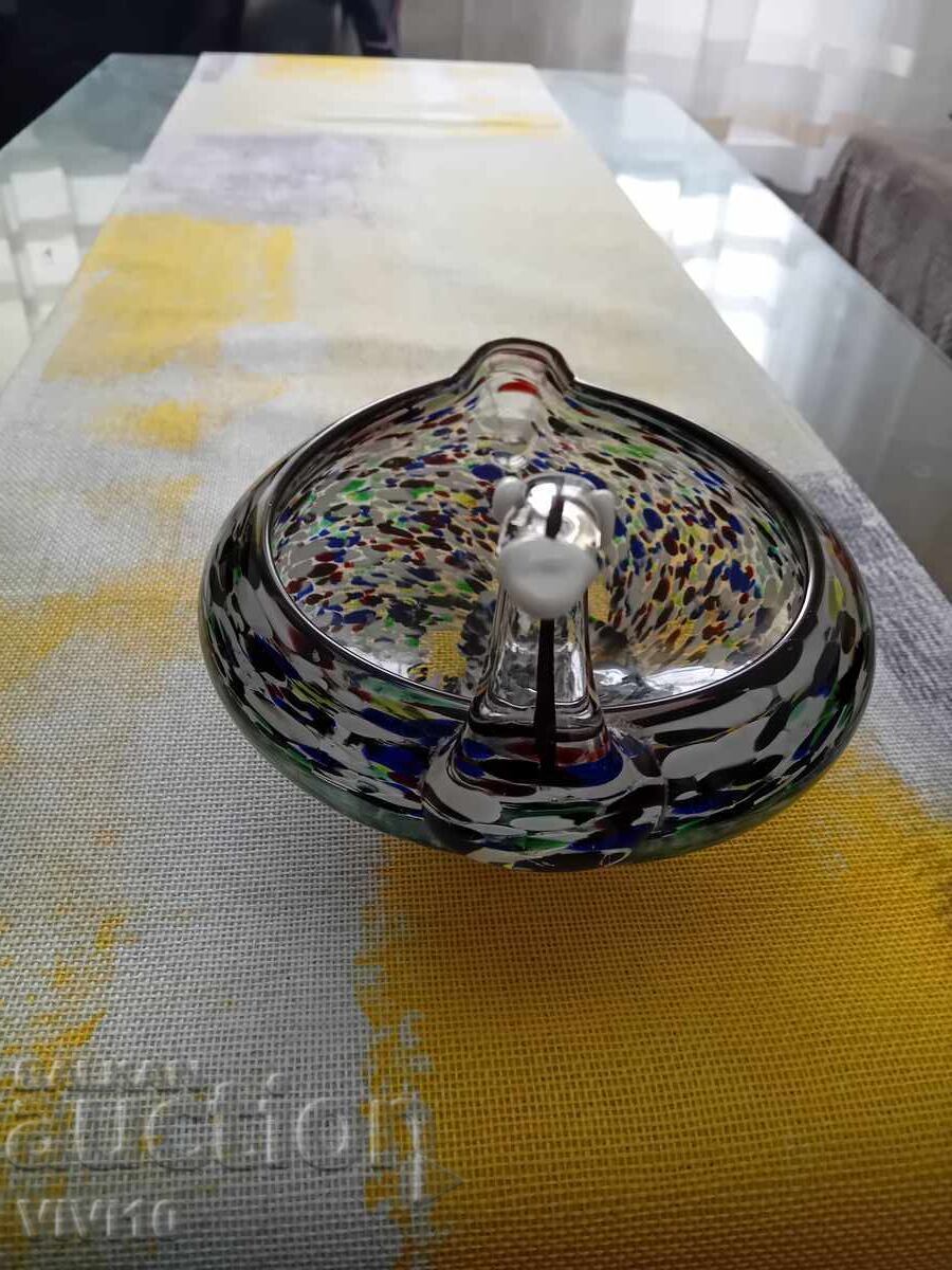 Bol decorativ din sticlă Murano cu preț 80.00 BGN | € 40.90