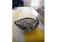 Bol decorativ din sticlă Murano