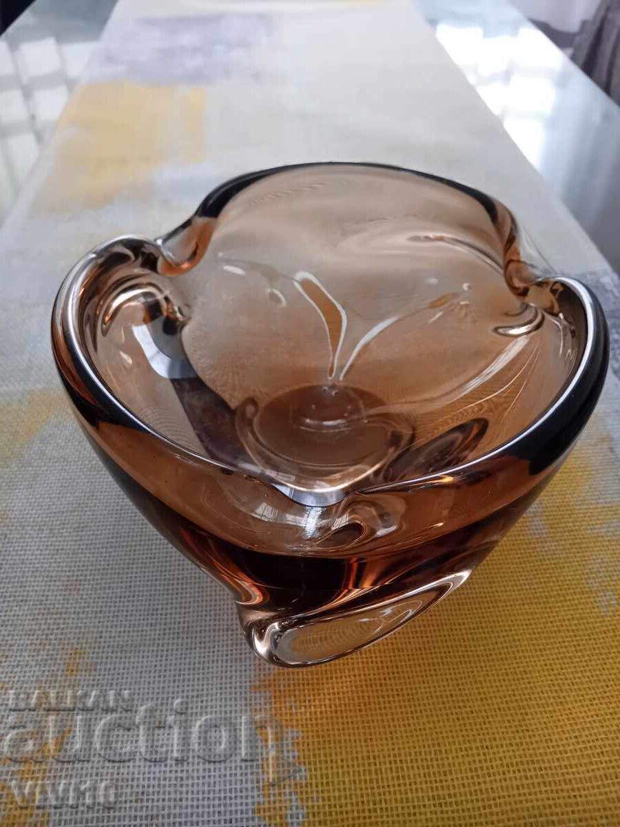 Cenusar decorativ, cristal, Murano cu preț 100.00 BGN | € 51.13