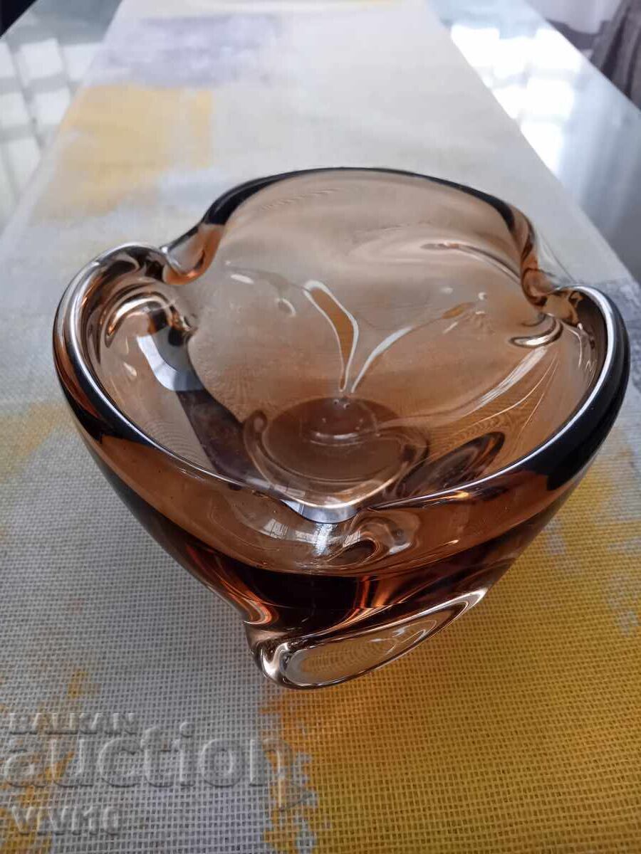 Decorative ashtray, crystal, Murano with price € 35.00 | 68.45 BGN