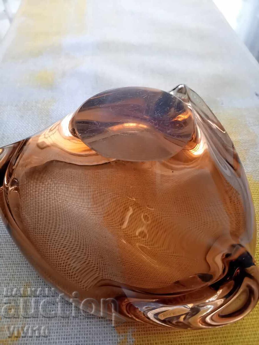Delivery of Decorative ashtray, crystal, Murano