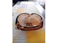 Cenusar decorativ, cristal, Murano