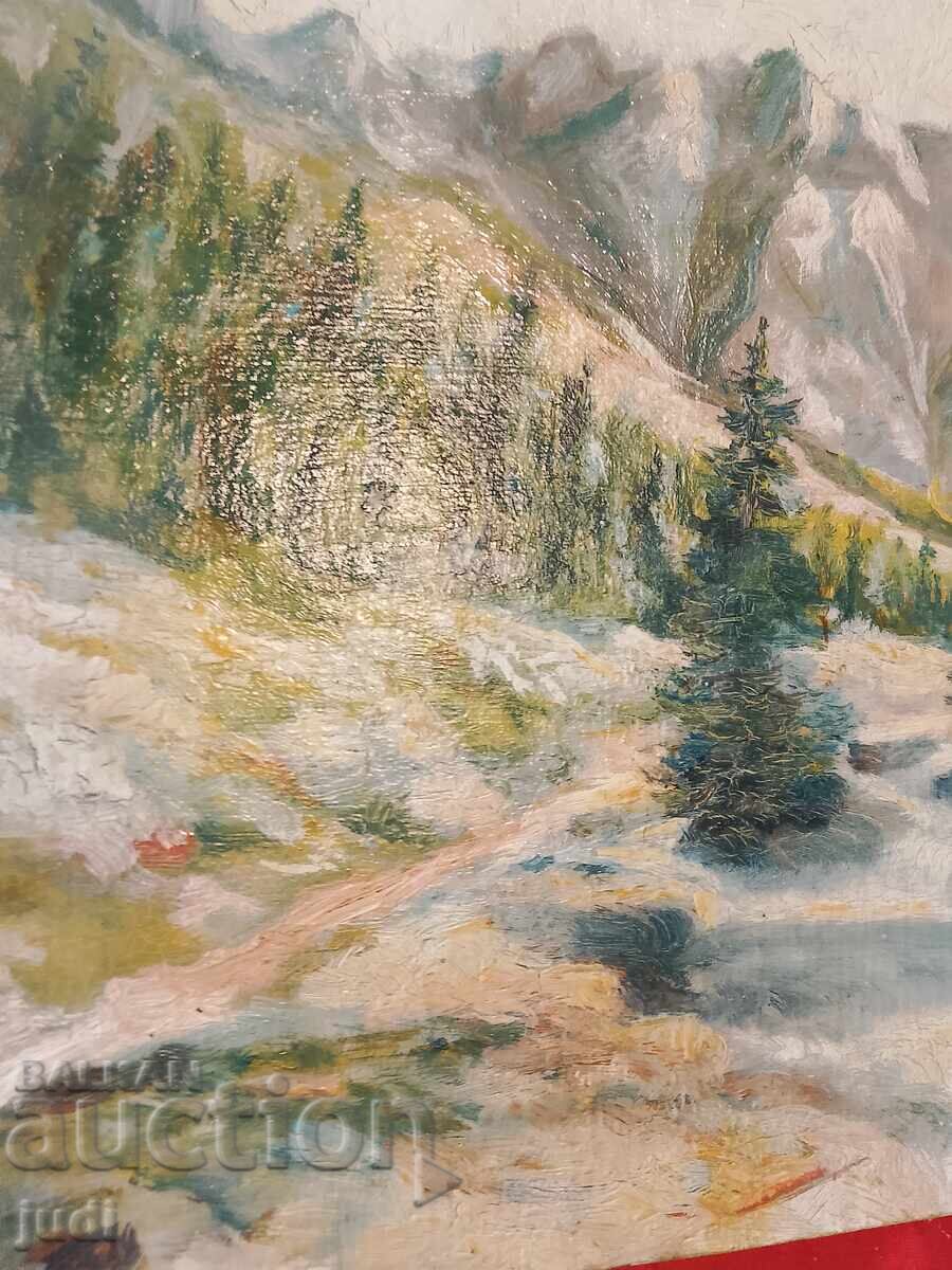 Delivery of Oil painting